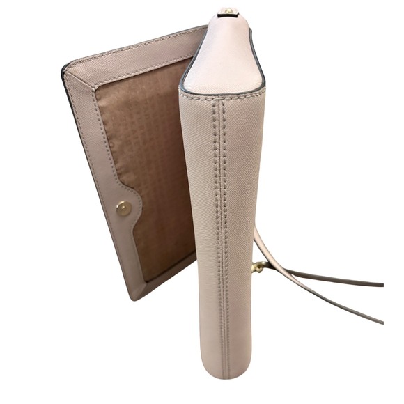 Kate Spade New York Leather Flap Crossbody Bag Black Pink Chain Strap - Picture 13 of 16